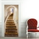 thumbnail image 1 of Adhesivo 3D para puerta de escaleras, para dormitorio, sala de estar, baño, adhesivo de pared, autoadhesivo, impermeable, extraíble, para puerta, papel pintado, decoración del hogar, 30,3 x 78,7 pulgadas ER, 1 of 6