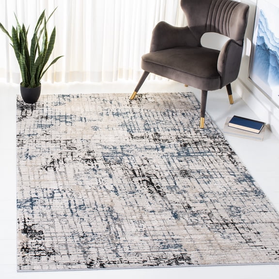 Safavieh Invista Roland Abstract Area Rug, Ivory/Gray, 5'3" x 7'6"