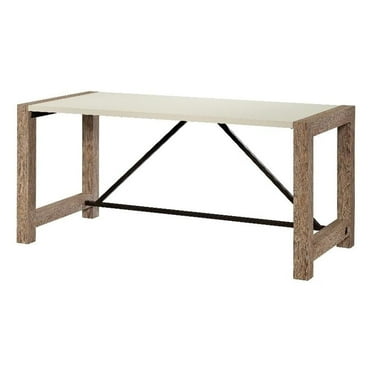 UrbanPro Engineered Wood Executive Desk in Brushed Oak Finish