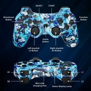 ISHAKO Wireless Controller for P3/PC, with 6-Axis Motion Control, Dual Vibration-punk style