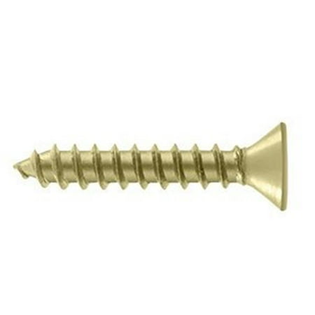 

Deltana SCWS12125U3.BG 12 x 1.25 in. Wood Screw 100 Piece Per Bag Steel Bright Brass