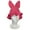 Pink bucket hat, variant on Winter Warm Knit Hat Rabbit Ear Women Beanie Hat Costume Accessories