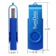 thumbnail image 5 of Samdata Unidades Flash Usb De 16 Gb, Paquete De 2 Unidades De Memoria Usb De 16 Gb, Unidad De Salto Con Luz Led Para Almacenamiento Y Copia De Seguridad (2 Colores: Negro Azul), 5 of 6