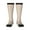 3 Black, variant on Brown Gingham Pattern Women’s Knee High Crew Socks,Trouser Socks Comfortable, Breathable, Moisture-Wicking and Soft