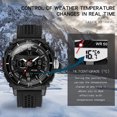 thumbnail image 6 of Men's Digital-Analog Sport Watch–Dual Time Display,Calendar, Alarm,Stopwatch,Waterproof Watch for Man with Silicone Strap Gift for Man, 6 of 8