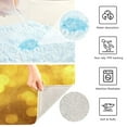 thumbnail image 6 of IAUYY Set of 2 Inch Bath Mat Thick Soft Plush Shower Mat TPR Backing Material Non Slip Bath Mats for Bathroom for Tub Shower Hotel A Vague Golden Light, 6 of 9