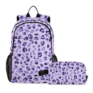 Victoria\'s Secret Backpack school collage bag ShoulderBag  Black purple Zebra Victoria main image 4