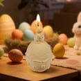 thumbnail image 3 of Festive Easter Egg Bunny Plaster Ornament Silicone Mold Diy Craft Reusable Easy Release for Home Classroom Tabletop Decor, 3 of 3