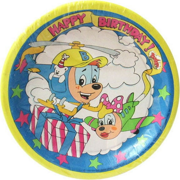 Budgie the Little Helicopter Vintage 1994 Small Paper Plates (8ct)