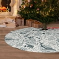 thumbnail image 6 of Lsque Vintage Sailboats Print Christmas Tree Skirt, Tree Skirt with Ties or Velcro, Perfect for Holiday Decorations, Halloween, and New Year-48", 6 of 7