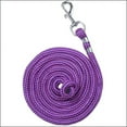 thumbnail image 2 of Tough 1 8 Feet Long Woven Strong Poly Cord Lead Rope W/ Bolt Snap Purple Pink, 2 of 2