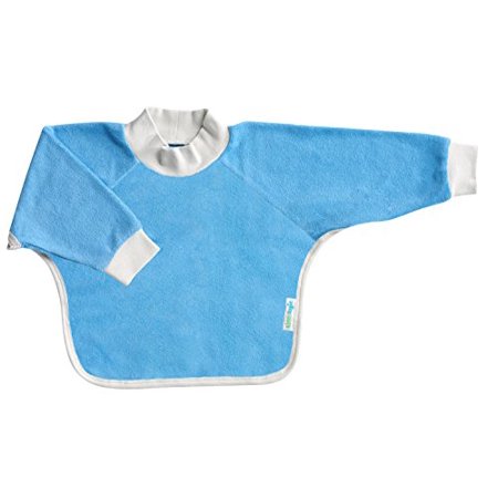 Kiddologic bibit-all Long Sleeved, Full Coverage, Pullover, Waterproof, Baby Bib