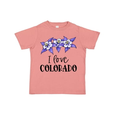 Inktastic I Love Colorado Columbine Flowers Boys or Girls Toddler T-Shirt