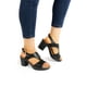 thumbnail image 4 of Sandalia Tacon de plataforma medio Mujer Flexi Piel 102901 Negro Flexi Piel, 4 of 4