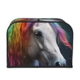 thumbnail image 2 of Fotbe Colorful Haired White Horse for Four Slice Toaster Cover, Fingerprint Protector, Super Soft Appliance Cover And Dust Cover,Bread Dust Cover & Fingerprint Protection, 2 of 7