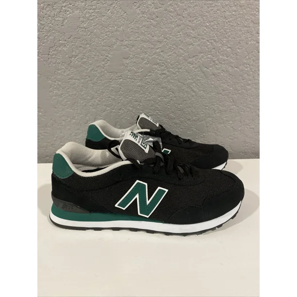 Mens New Balance 515 Classic Comfy Casual Black Green Shoe Size 8.5