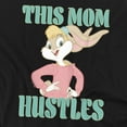 thumbnail image 2 of Looney Tunes T-Shirt Mother'S Day This Mom Hustles Lola Unisex Graphic Tee for Men & Women, 2 of 7