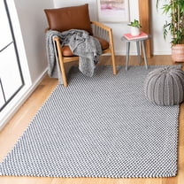 Safavieh Salem Corynn Solid Cotton Area Rug, Dark Blue, 6' x 9'