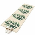 thumbnail image 6 of Green Botanical Kitchen Runner Rug 2x6 Washable Runners for Hallway Non Slip Tropical Leaves Farmhouse Large Area Rug Indoor Floor Carpet for Bathroom Laundry Entryway Bedroom Living Room, 6 of 8