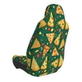 thumbnail image 2 of Balery Pizza Pattern Car Seat Cover - Soft & Breathable Front Premium Covers with Non-Slip Protector Fits Most Automotive, Vans, SUVs, Trucks - 1 Unit, 2 of 5