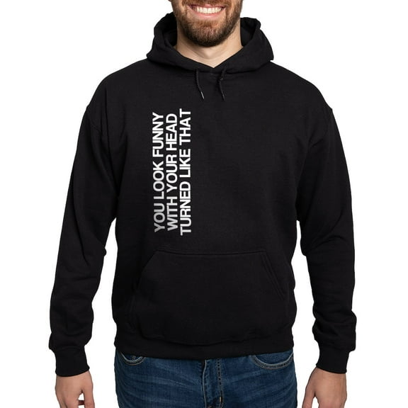 CafePress - Funny, Head Turned, Hoodie (Dark) - Pullover Hoodie, Classic, Comfortable Hooded Sweatshirt