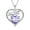 6.June Alexandrite, variant on Juwaliy Mom Necklace Heart April Birthstone Necklace Diamond White CZ 925 Sterling Silver Pendant Jewelry Women Christmas Birthday Mother's Day Gifts
