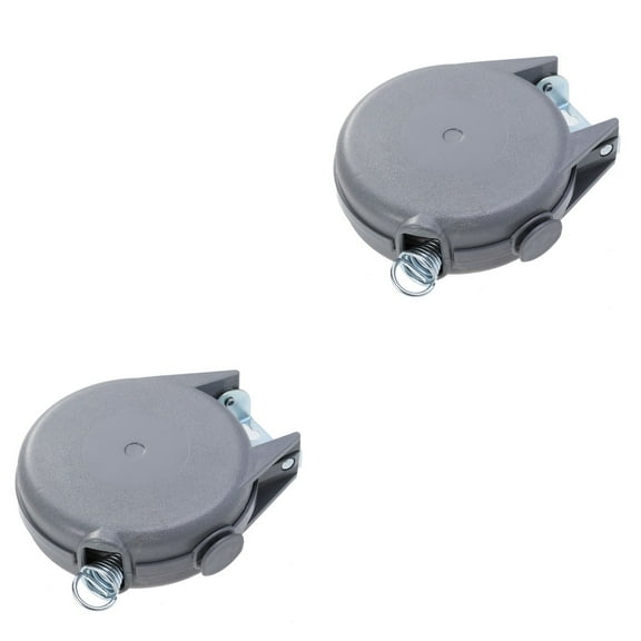 Hemoton 2pcs Retractable Clothesline Heavy Duty Outdoor Wall Mounted Clothesline Rope 15 Meters