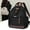 Black, variant on Bxaolu Trendy Backpack Purse for Women and Ladies Shoulder Travel Daypacks Bags (Black)