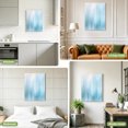 thumbnail image 2 of Canvas Wall Art, Light Blue Ombre Framed Canvas Prints for Living Room Office, Modern Abstract Gradient Minimalist Art Gallery Wrapped Wall Decor for Home Office, Gifts, 24"x32" Ship Next Day, 2 of 2