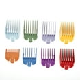 thumbnail image 1 of FAGINEY Clipper Spare Parts, 8 Sizes Guide Comb Set Rainbow Color Clipper Spare Parts Haircut Accessories, Guide Comb, 1 of 7