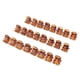 thumbnail image 1 of 24 mini pinzas para el pelo, pinzas de plástico, herramientas de peinado marrón, 1 of 7