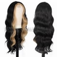 thumbnail image 2 of Long Wavy Wigs for Women Long Curly Wig Lace Front Wigs Synthetic Wigs Side Part Full Wigs Natural Looking Hair Replacement A3, 2 of 5