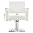 thumbnail image 6 of BarberPub Classic Hydraulic Barber Chair Salon Spa Hair Beauty Styling White 3021, 6 of 8
