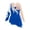 A Dark Blue, variant on Aislor Girls Rhinestone Sequin Long Sleeve Figure Ice Roller Skating Dress Dance Gymnastic Leotard