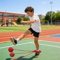 thumbnail image 4 of Skip Ball Ankle Toy, 5.5" Hopper Ball with 18" Cord - Skip it Toy Assorted Colors, Fun Jump Rope Alternative Exercise Equipment,Red, 4 of 4