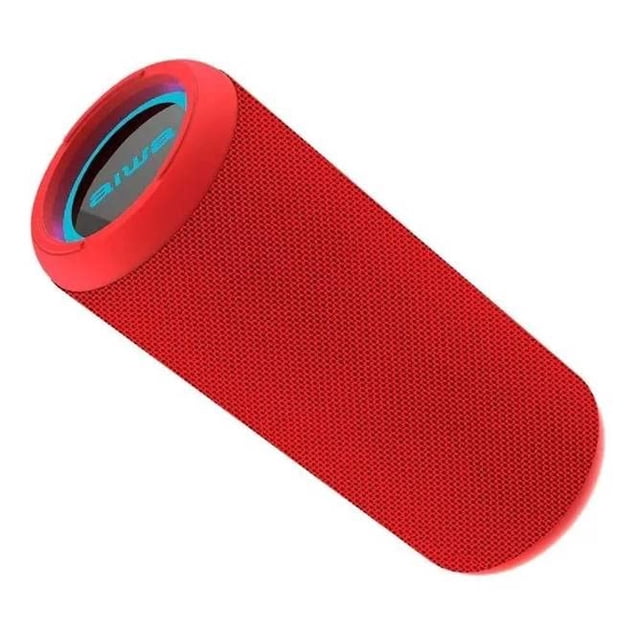 Bocina Bluetooth Aiwa AWKF4 Portátil a Prueba de Agua Rojo TWS