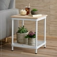 thumbnail image 5 of Design Ideas MeshWorks 2 Tier Narrow Metal Storage Shelving Unit, White, 5 of 11