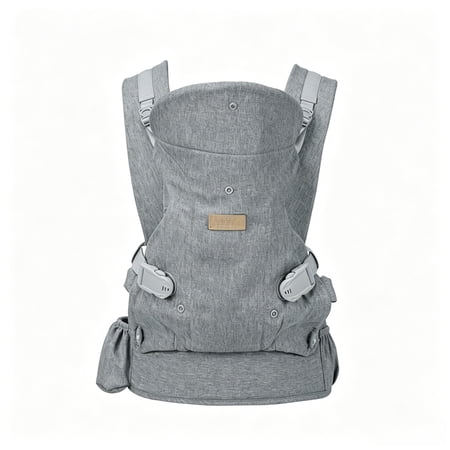 Baby Carrier for Newborn to Toddlers 0-48 Months (7-40 lbs) - Carrier with Ergonomic Support, Storage Pockets, and Sun Hood