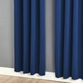 thumbnail image 5 of Home Soft Things Solid Blackout Curtains/Drapes Thermal Insulated Grommet Darkening Curtains, 2 Curtains and 2 Tiebacks Set - Dark Blue - 54 x 84 inches, 5 of 7