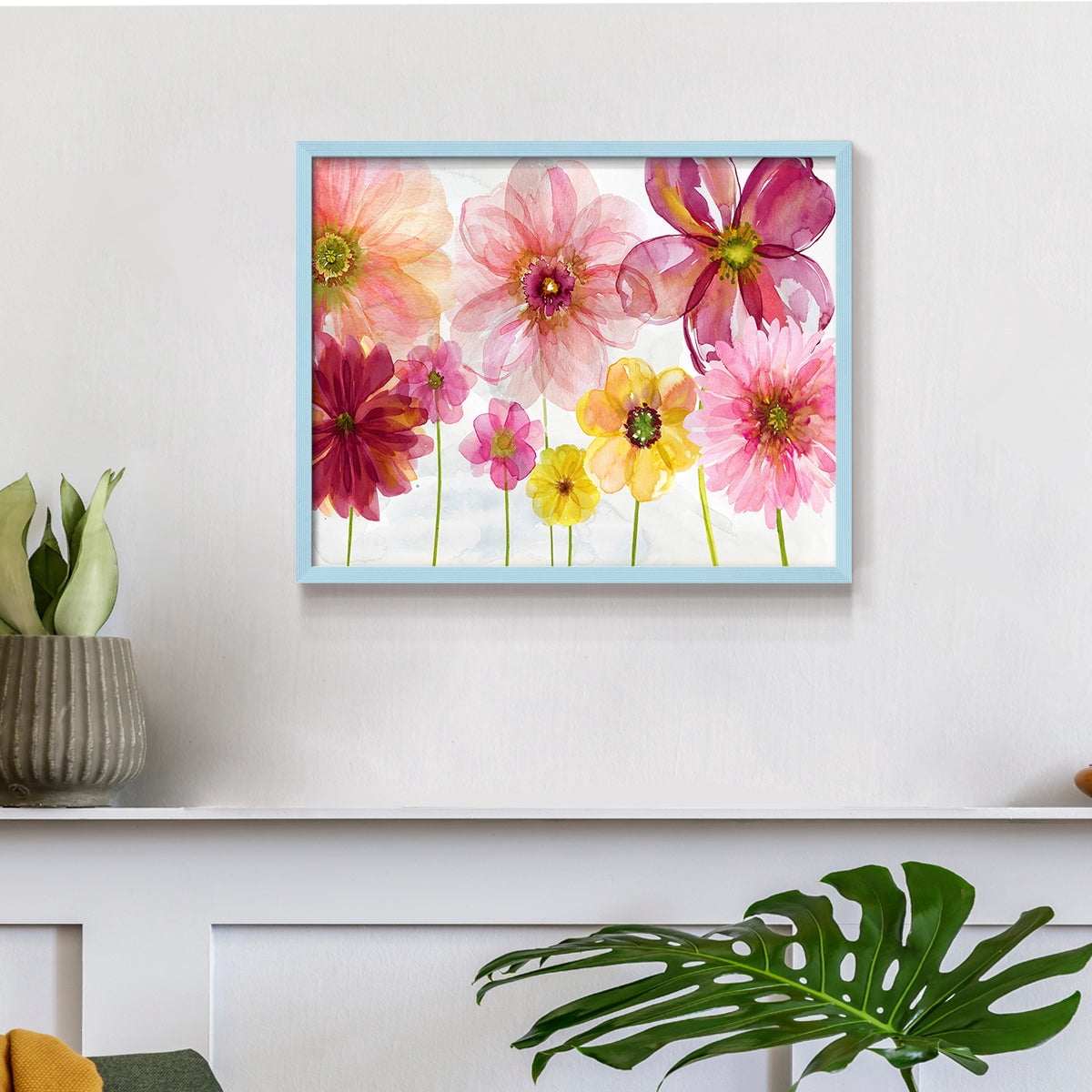 Pop Of Spring by Carol Robinson - Restickable Framed Giclée Print