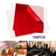 thumbnail image 5 of 100 hojas de papel dorado multiusos para decoración de uñas, manualidades y vacaciones rojo de doble cara, 5 of 9
