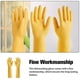 thumbnail image 2 of Advancent 2 guantes de goma para cocina, herramienta de jardinería, mano de obra exquisita, impermeable, sin fugas, accesorios para el hogar Suministros de limpieza para el hogar Amarillo S, 2 of 6