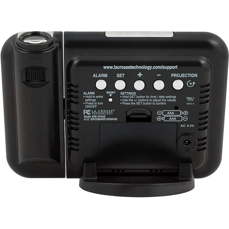 La Crosse Technology 616 1412 Projection Alarm Clock With Indoor Temperature Canada 616 1412 Projection Alarm Clock, La Crosse Technology Projection Alarm Clock