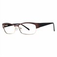 thumbnail image 2 of GENEVIEVE BOUTIQUE Collection de Montures de Lunettes pour Femmes - Brun 53-15-140, 2 of 4
