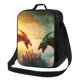 thumbnail image 1 of Balery Castle Red Green Sky Dragon Caja de Almuerzo y Bolsa de Almuerzo para Hombres y Mujeres, Bolsa de Almuerzo Reutilizable con Gran Capacidad, Bolsa de Almuerzo Aislada, 1 of 7