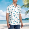 thumbnail image 5 of Balery Dachshund Dog Puppy Print Men's Hawaiian Shirts Short Sleeve Beach Shirt Relaxed Fit Vacation Button Down Shirts-Large, 5 of 9