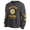 thumbnail image 2 of Women's Fanatics  Black Boston Bruins Oversized Vintage Go Team Pullover Sweatshirt, 2 of 3
