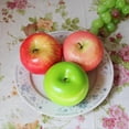 thumbnail image 3 of Reusable Fake Model for Decoration 6Pcs Red Artificial Fruit, 3 of 5