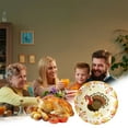 thumbnail image 2 of Birdeem 10 Packs Thanksgiving Hallowen 7 Inch Turkey Maple Leaf Letters Disposable Paper Plates for Dinner Parties Portable and Excellent Material, 2 of 6