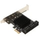 thumbnail image 4 of Tarjeta de expansión PCIE 3,0 a 6 puertos SATA 6Gbps PCI Express X4 X8 X16 Plug and Play tarjeta PCIE SATA 6 puertos para Windows, 4 of 5